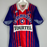 Shop 1993/94 PSG HOME SHIRT (XL) NIKE, classic football shirts, vintage football shirts & retro soccer jerseys at Cult Kits