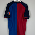 Shop 1999/00 BARCELONA HOME SHIRT (L) NIKE, classic football shirts, vintage football shirts & retro soccer jerseys at Cult Kits