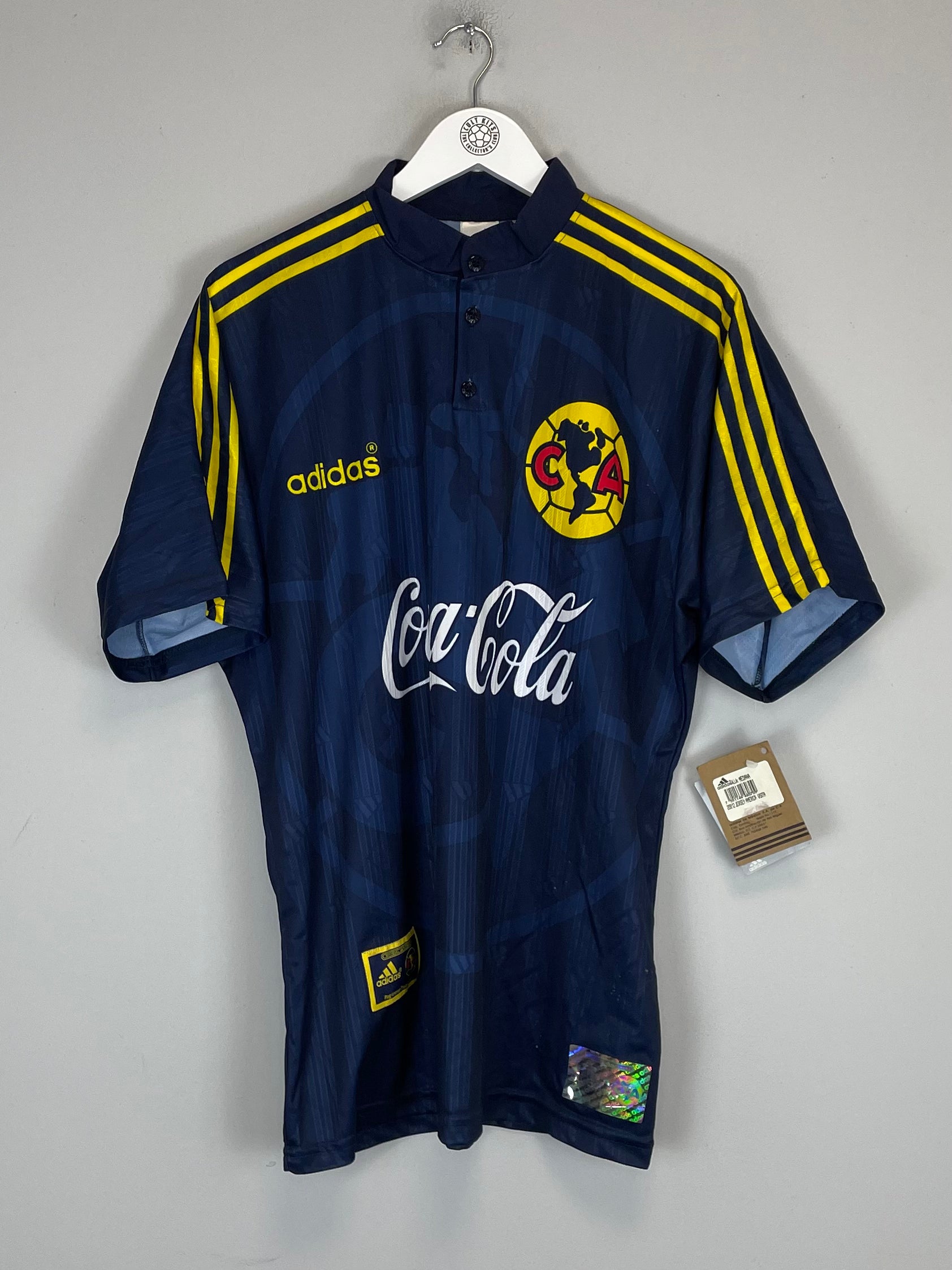 Shop 1997/98 CLUB AMERICA *BNWT* AWAY SHIRT (XL) ADIDAS, classic football shirts, vintage football shirts & retro soccer jerseys at Cult Kits