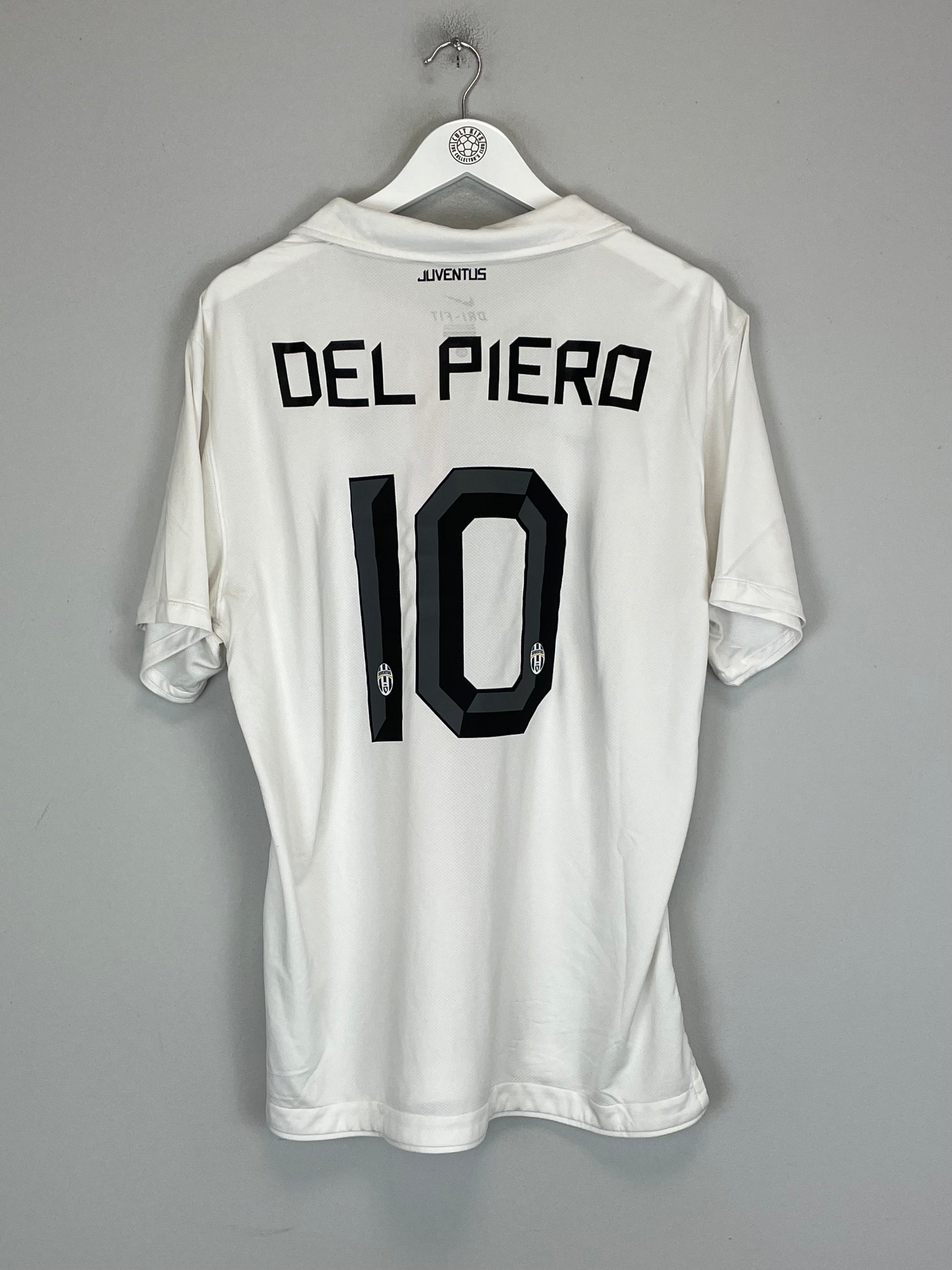 Shop 2010/12 JUVENTUS DEL PIERO #10 AWAY SHIRT (XL) NIKE, classic football shirts, vintage football shirts & retro soccer jerseys at Cult Kits