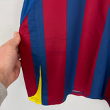 Shop 2005/06 BARCELONA RONALDINHO #10 HOME SHIRT (L) NIKE, classic football shirts, vintage football shirts & retro soccer jerseys at Cult Kits