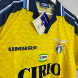 Shop 1996/98 LAZIO *BNWT* AWAY SHIRT (MULTIPLE SIZES) UMBRO, classic football shirts, vintage football shirts & retro soccer jerseys at Cult Kits
