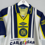 Shop 1998/99 ROSARIO CENTRAL AWAY SHIRT (M) UMBRO, classic football shirts, vintage football shirts & retro soccer jerseys at Cult Kits
