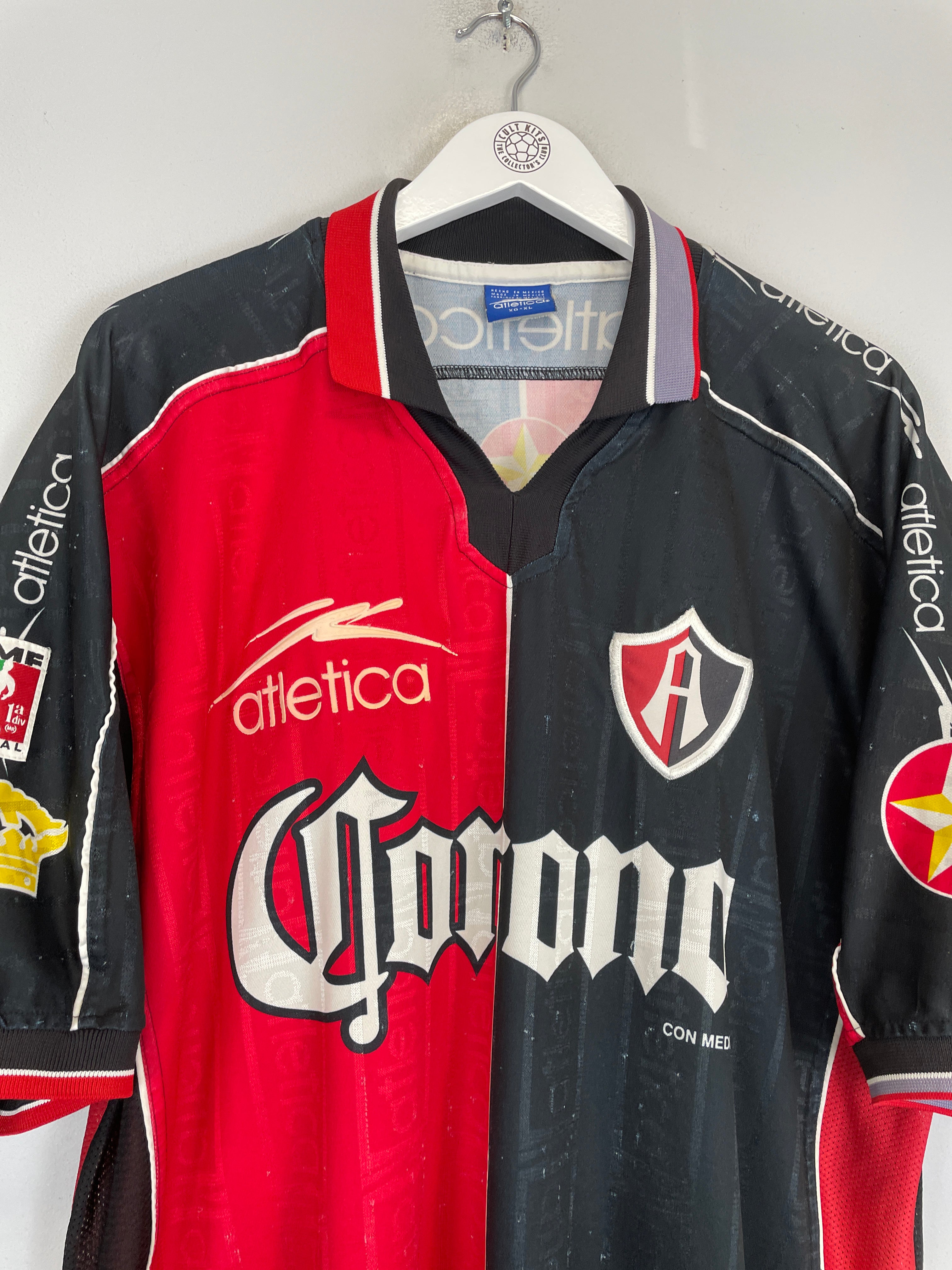 Shop 1999/00 ATLAS HOME SHIRT (XL) ATLETICA, classic football shirts, vintage football shirts & retro soccer jerseys at Cult Kits