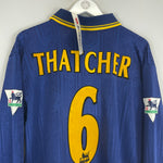 Shop 1997/99 WIMBLEDON THATCHER #6 L/S *BNWT* HOME SHIRT (XL) LOTTO, classic football shirts, vintage football shirts & retro soccer jerseys at Cult Kits