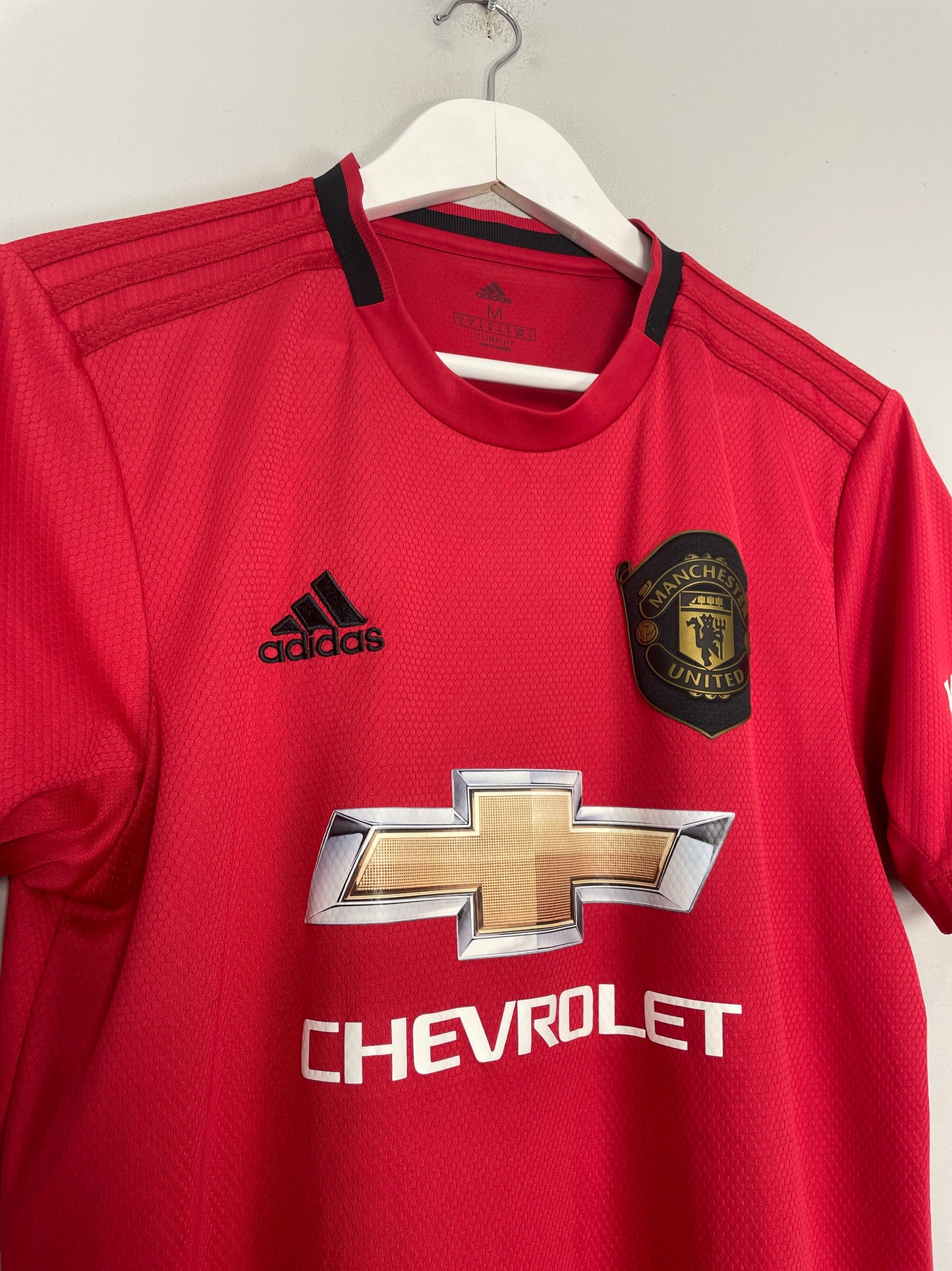 2019/20 MANCHESTER UNITED FERNANDES #18 HOME SHIRT (M) ADIDAS