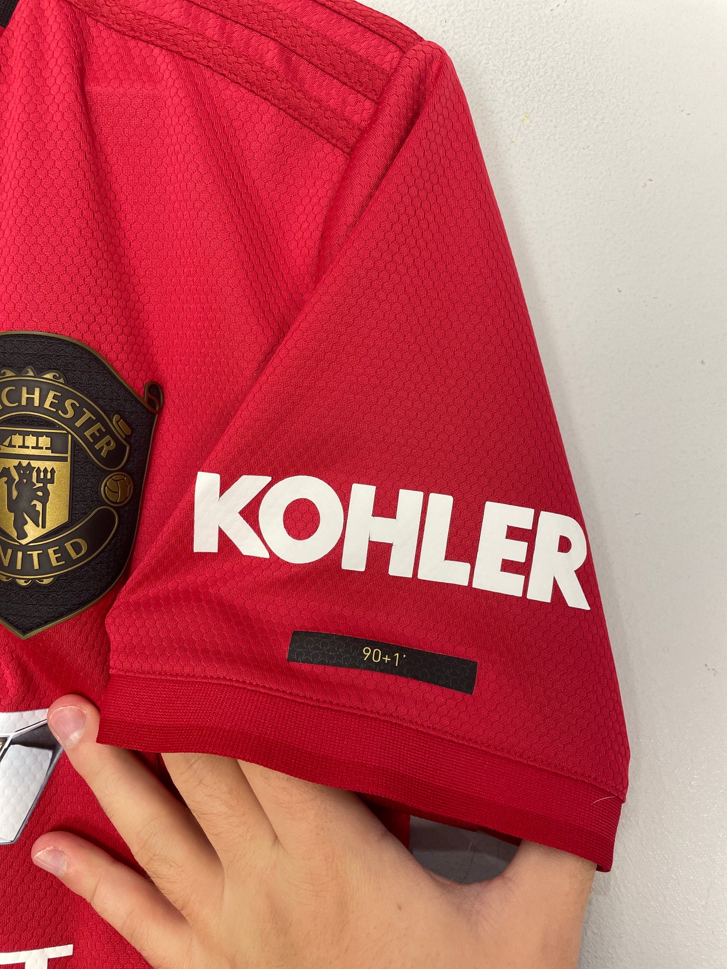 2019/20 MANCHESTER UNITED HOME SHIRT (M) ADIDAS