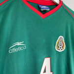 Shop 2002/03 MEXICO MARQUEZ #4 HOME SHIRT (S) ATLETICA, classic football shirts, vintage football shirts & retro soccer jerseys at Cult Kits