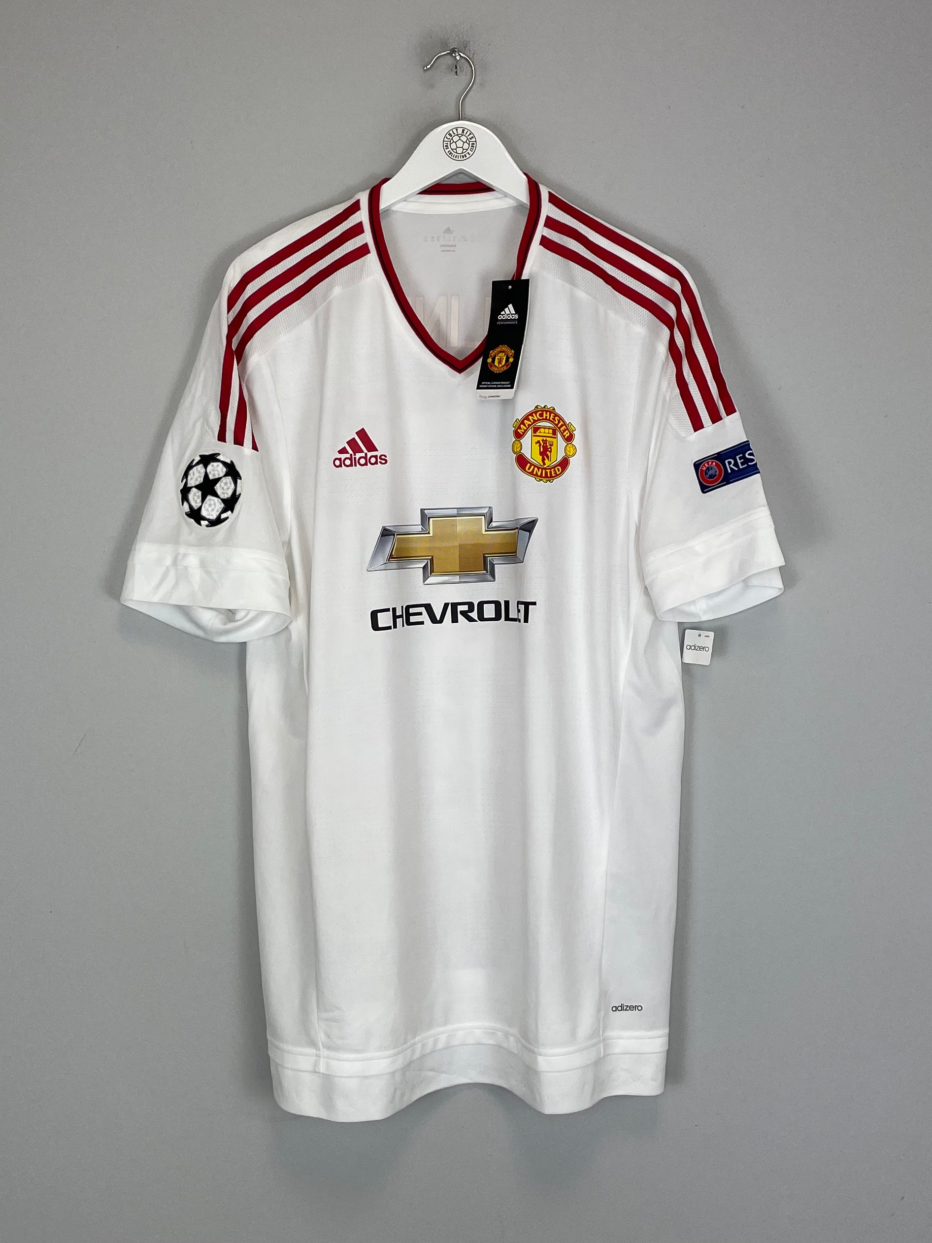 Shop 2015/16 MANCHESTER UNITED BLIND #17 *BNWT* AUTHENTIC C/L AWAY SHIRT (XXL) ADIDAS, classic football shirts, vintage football shirts & retro soccer jerseys at Cult Kits