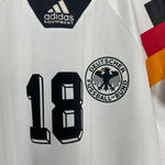 Shop 1992/94 GERMANY KLINSMANN #18 HOME SHIRT (S) ADIDAS, classic football shirts, vintage football shirts & retro soccer jerseys at Cult Kits