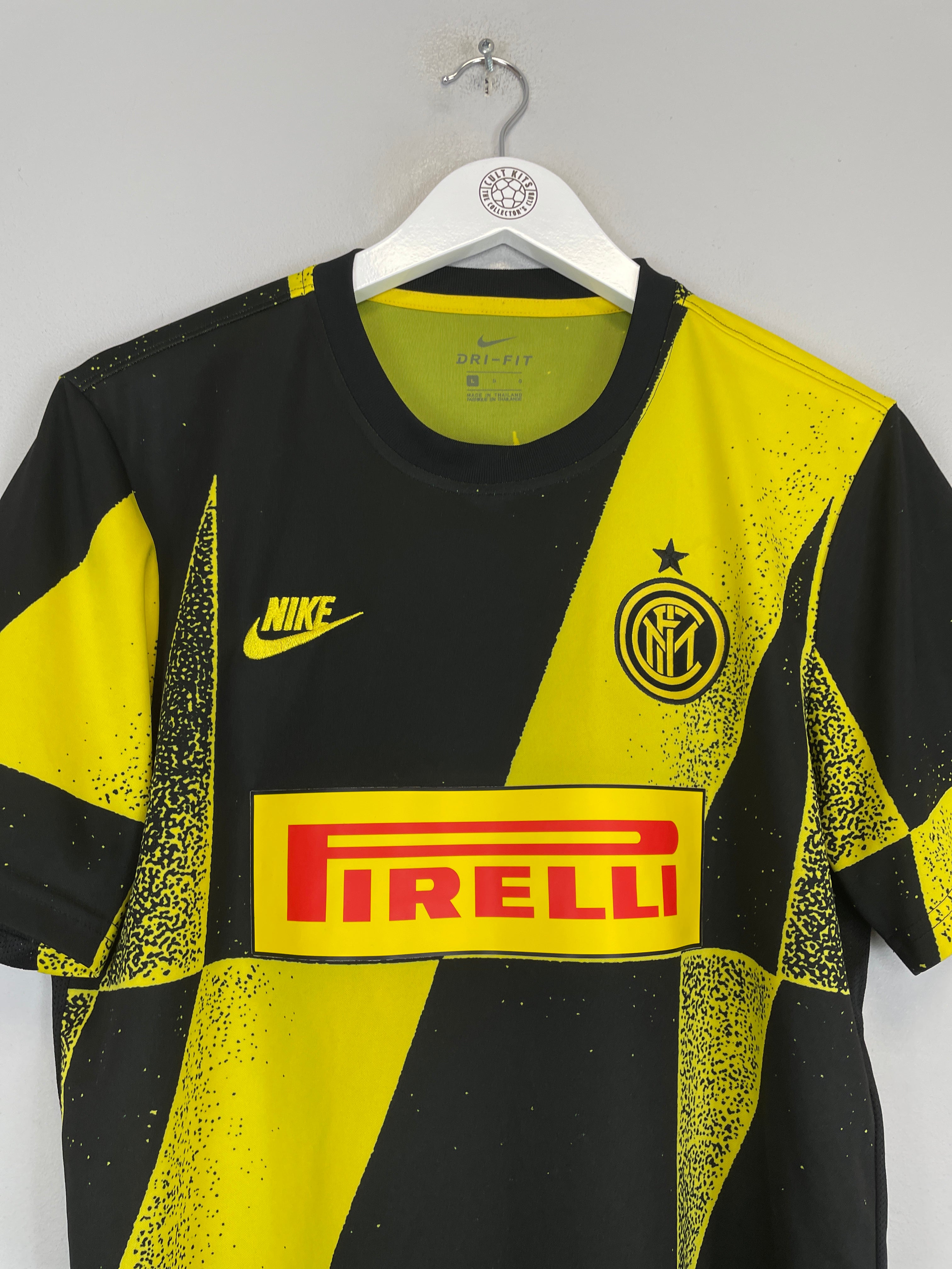 Shop 2019/20 INTER MILAN C/L PRE-MATCH SHIRT (L) NIKE, classic football shirts, vintage football shirts & retro soccer jerseys at Cult Kits