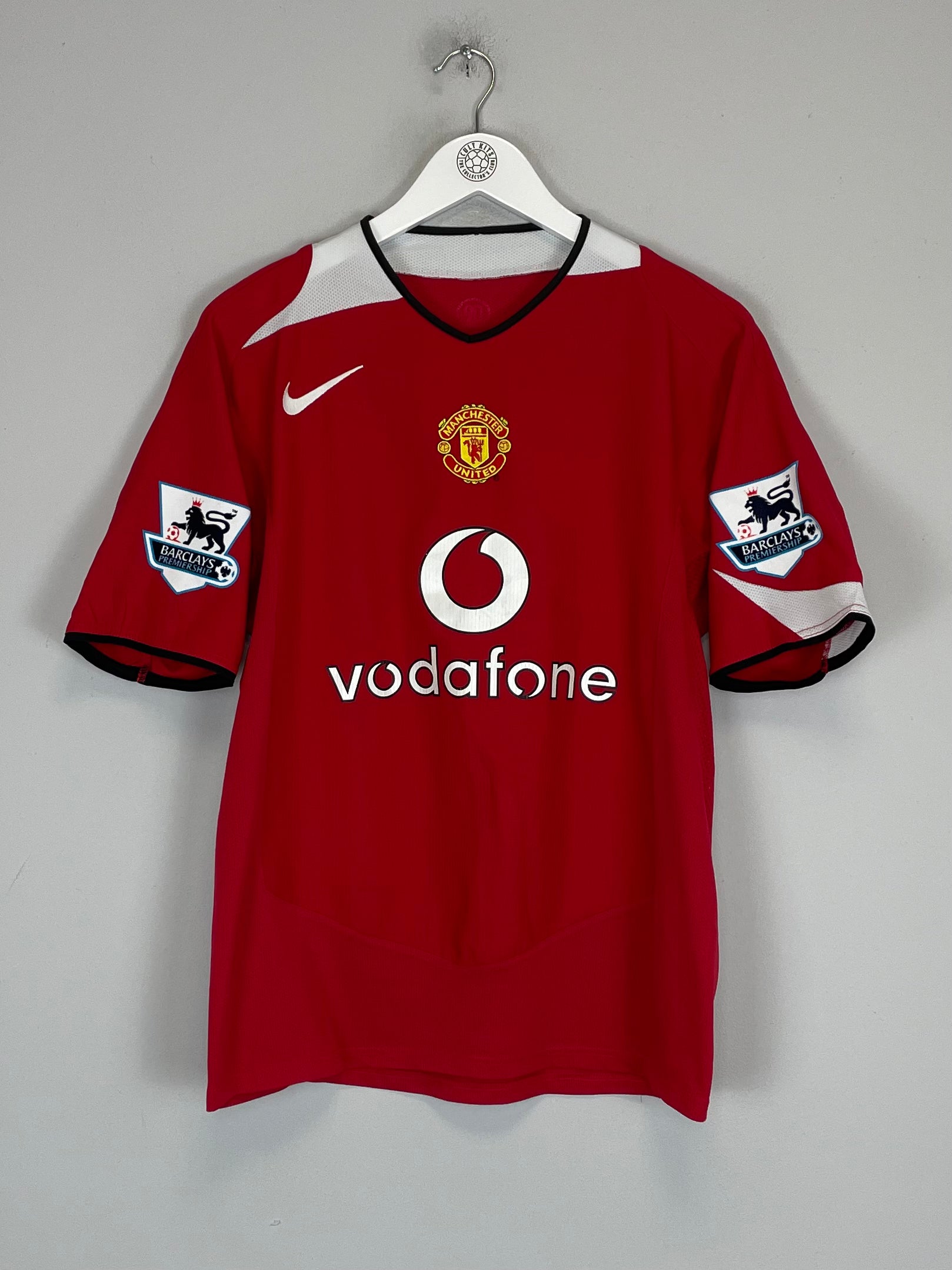 Shop 2004/05 MANCHESTER UNITED RONALDO #7 HOME SHIRT (M) NIKE, classic football shirts, vintage football shirts & retro soccer jerseys at Cult Kits