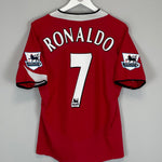 Shop 2004/05 MANCHESTER UNITED RONALDO #7 HOME SHIRT (M) NIKE, classic football shirts, vintage football shirts & retro soccer jerseys at Cult Kits