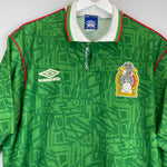 Shop 1994 MEXICO HOME SHIRT (XL) UMBRO, classic football shirts, vintage football shirts & retro soccer jerseys at Cult Kits