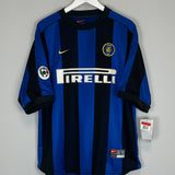 Shop 2000/01 INTER MILAN RONALDO #9 *BNWT* HOME SHIRT (L) NIKE, classic football shirts, vintage football shirts & retro soccer jerseys at Cult Kits