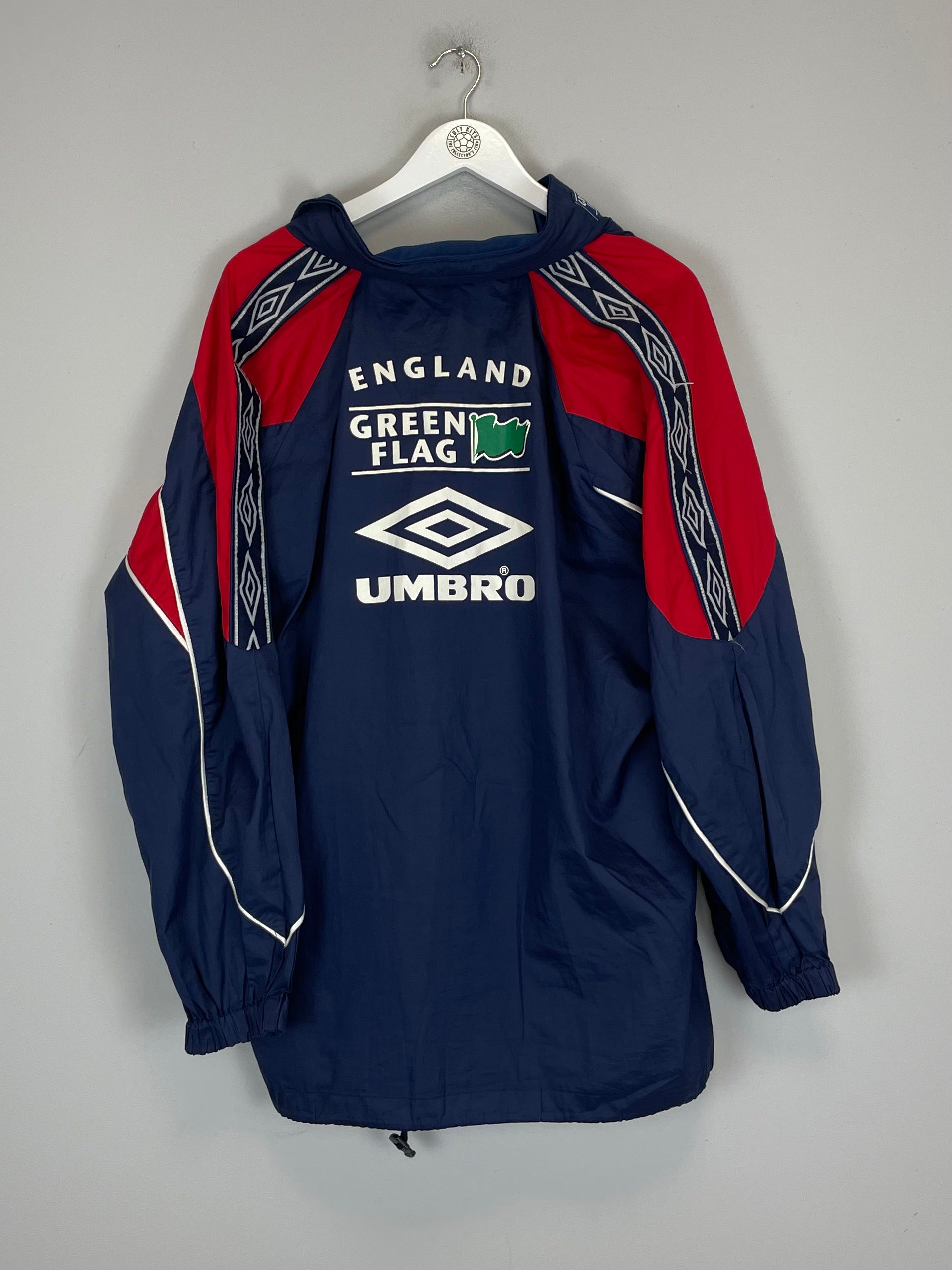 Shop 1995/97 ENGLAND TRACK JACKET (M) UMBRO, classic football shirts, vintage football shirts & retro soccer jerseys at Cult Kits