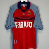 Shop 1998/99 DEPORTIVO LA CORUNA AWAY SHIRT (L) ADIDAS, classic football shirts, vintage football shirts & retro soccer jerseys at Cult Kits