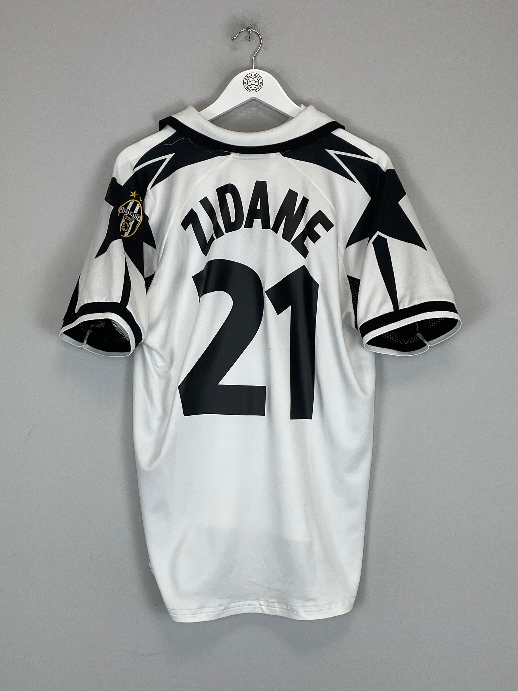Shop 1998/99 JUVENTUS ZIDANE #21 AWAY SHIRT (L) KAPPA, classic football shirts, vintage football shirts & retro soccer jerseys at Cult Kits