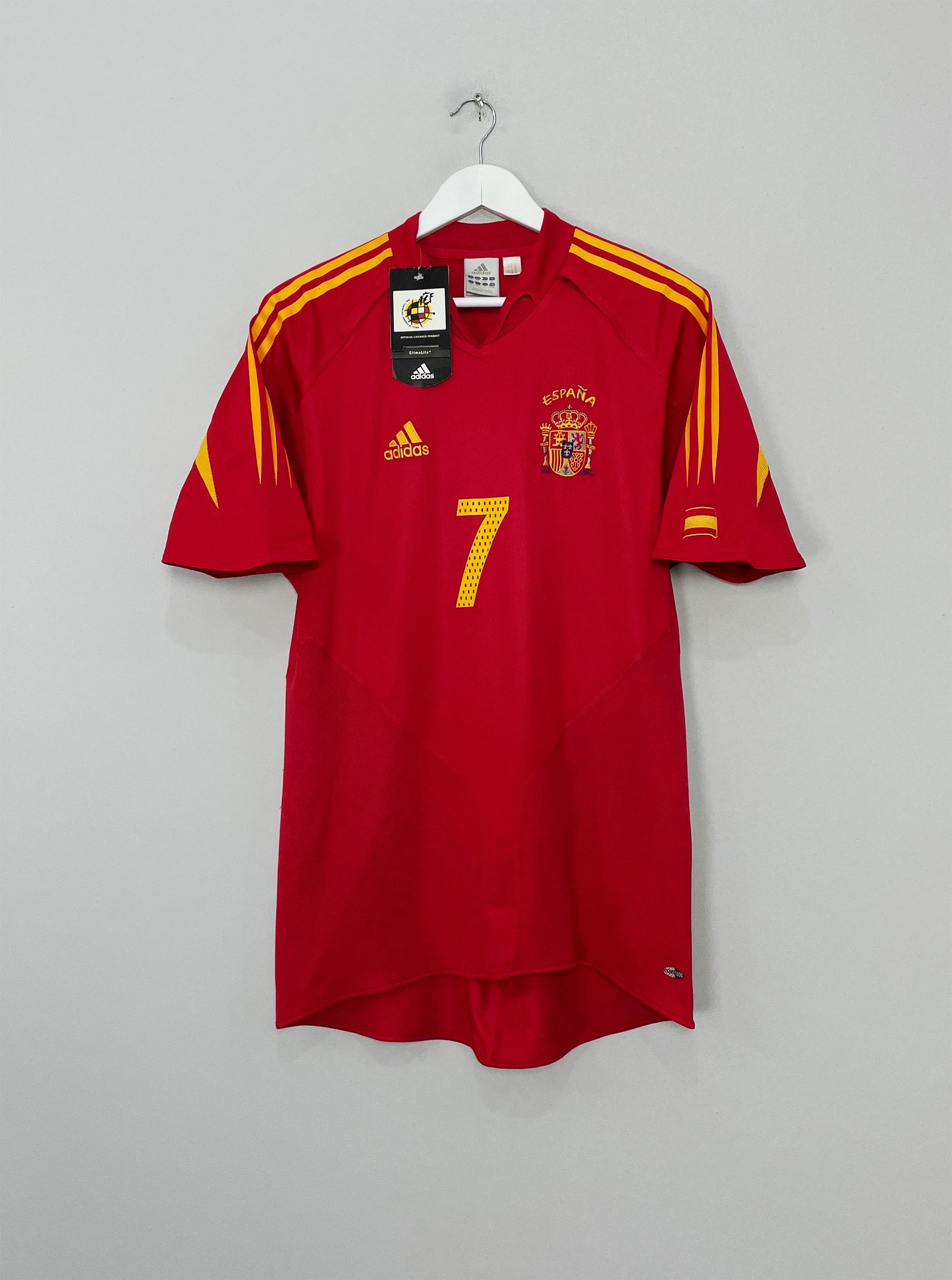 2004/06 SPAIN RAUL #7 *BNWT* HOME SHIRT (M) ADIDAS