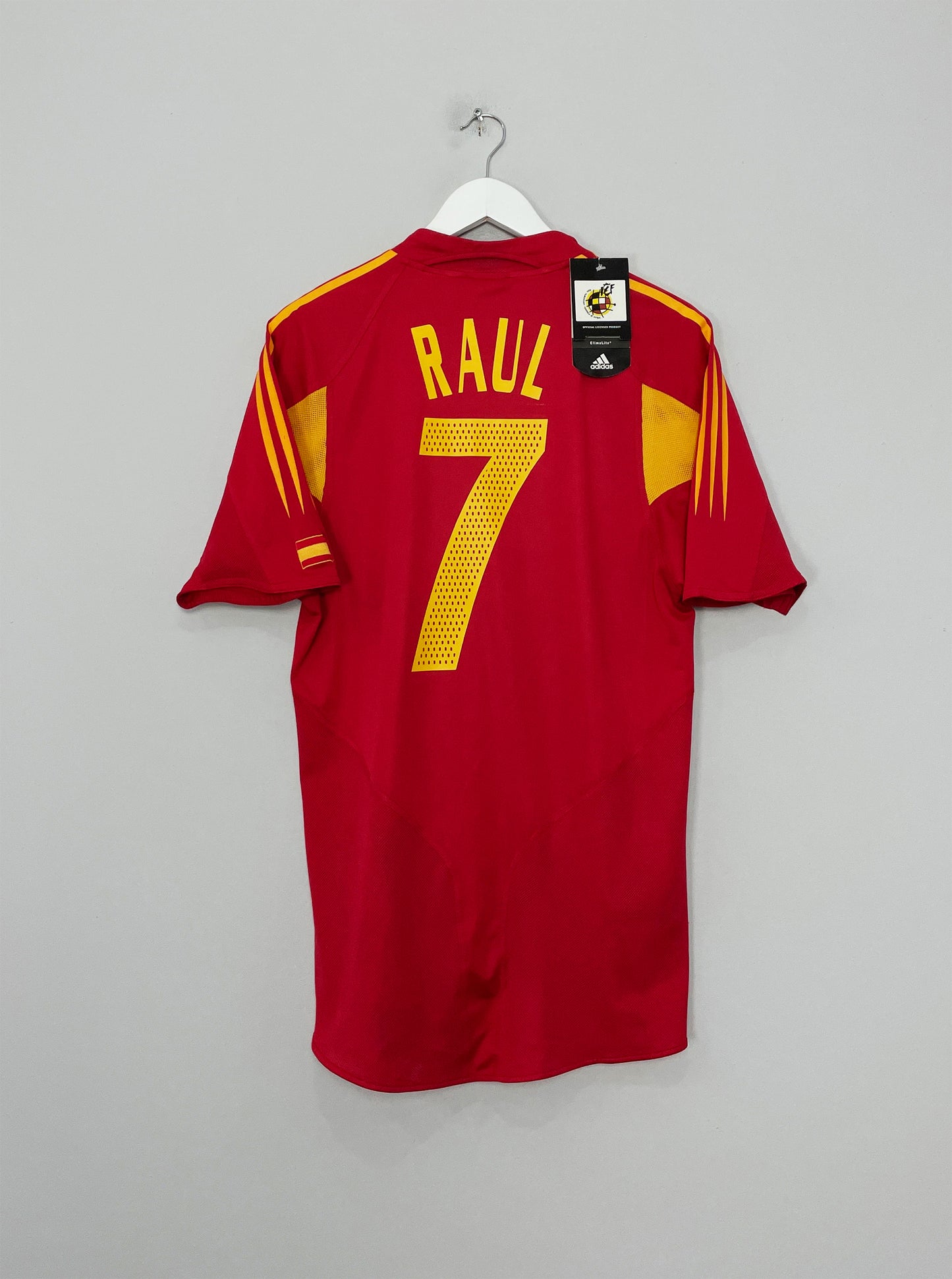 2004/06 SPAIN RAUL #7 *BNWT* HOME SHIRT (M) ADIDAS