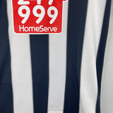 2010/11 WEST BROM DORRANS #17 *MATCH WORN vs MANCHESTER UNITED* HOME SHIRT (M) UMBRO