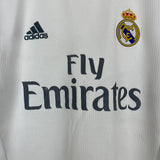 Shop 2015/16 REAL MADRID RONALDO #7 L/S HOME SHIRT (M) ADIDAS, classic football shirts, vintage football shirts & retro soccer jerseys at Cult Kits