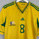 Shop 2010/11 SOUTH AFRICA TSHABALALA #8 HOME SHIRT (M) ADIDAS, classic football shirts, vintage football shirts & retro soccer jerseys at Cult Kits