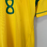 Shop 2010/11 SOUTH AFRICA TSHABALALA #8 HOME SHIRT (M) ADIDAS, classic football shirts, vintage football shirts & retro soccer jerseys at Cult Kits