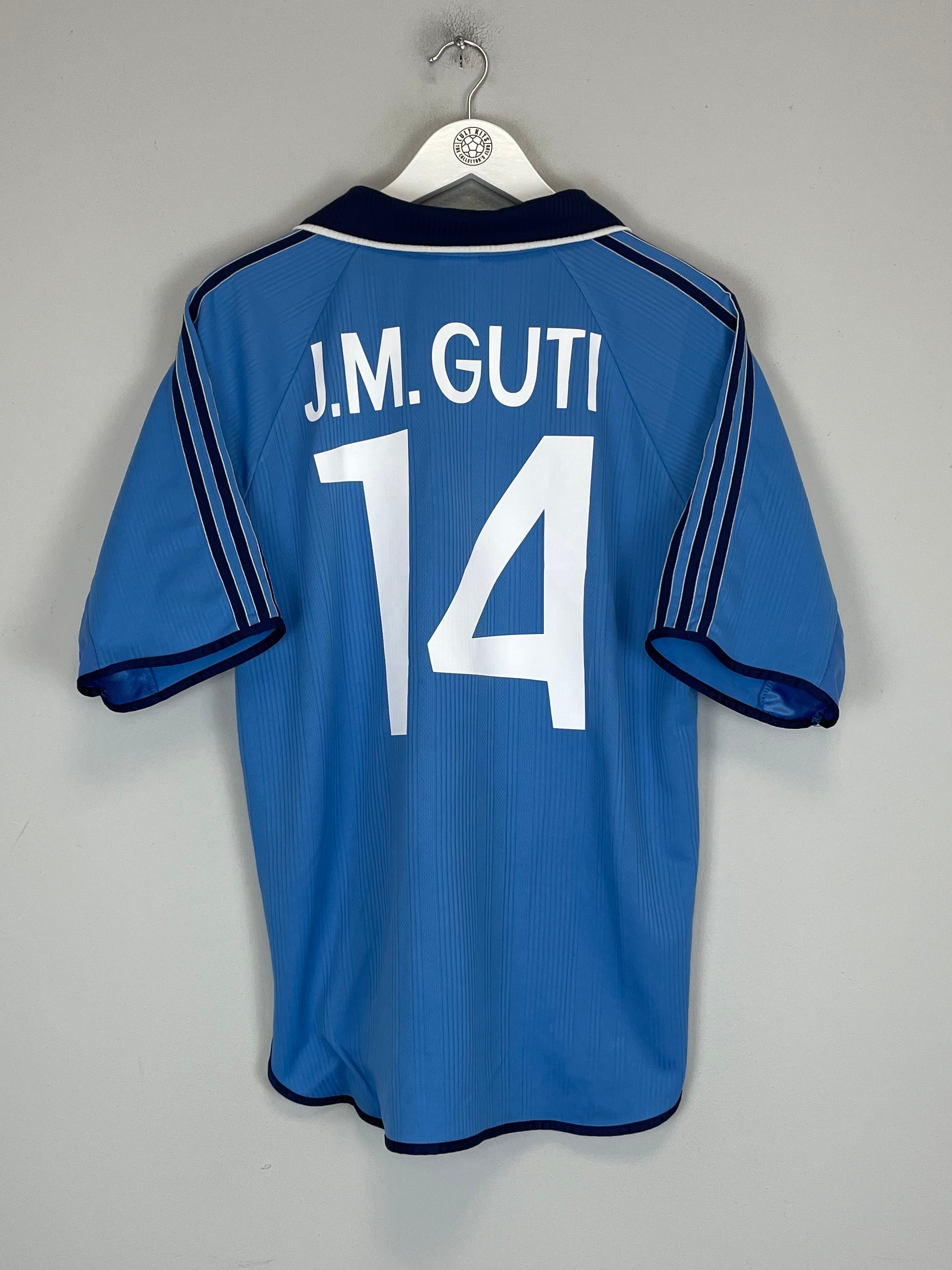 1999/00 REAL MADRID J.M GUTI #14 THIRD SHIRT (M) ADIDAS – Cult Kits 1999/00 REAL MADRID J.M GUTI #14 THIRD SHIRT (M) ADIDAS – Cult Kits