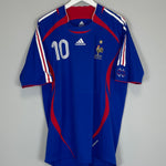 Shop 2006/07 FRANCE ZIDANE #10 *PLAYER ISSUE* HOME SHIRT (XL) ADIDAS, classic football shirts, vintage football shirts & retro soccer jerseys at Cult Kits