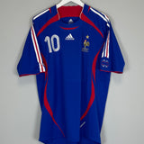 Shop 2006/07 FRANCE ZIDANE #10 *PLAYER ISSUE* HOME SHIRT (XL) ADIDAS, classic football shirts, vintage football shirts & retro soccer jerseys at Cult Kits