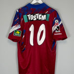 Shop 1996 KASHIMA ANTLERS LEONARDO #10 CUP HOME SHIRT (L) NR, classic football shirts, vintage football shirts & retro soccer jerseys at Cult Kits
