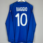 Shop 2003/04 BRESCIA BAGGIO #10 *BNWT* L/S HOME SHIRT (XXL) KAPPA, classic football shirts, vintage football shirts & retro soccer jerseys at Cult Kits
