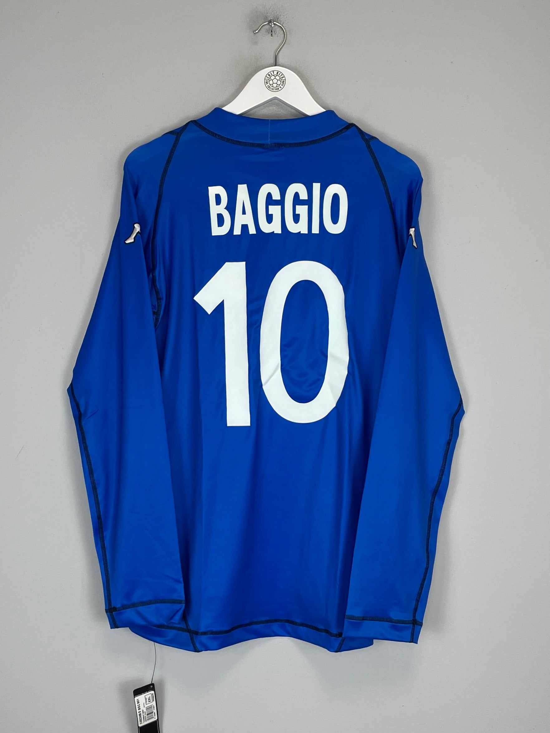 Shop 2003/04 BRESCIA BAGGIO #10 *BNWT* L/S HOME SHIRT (XXL) KAPPA, classic football shirts, vintage football shirts & retro soccer jerseys at Cult Kits