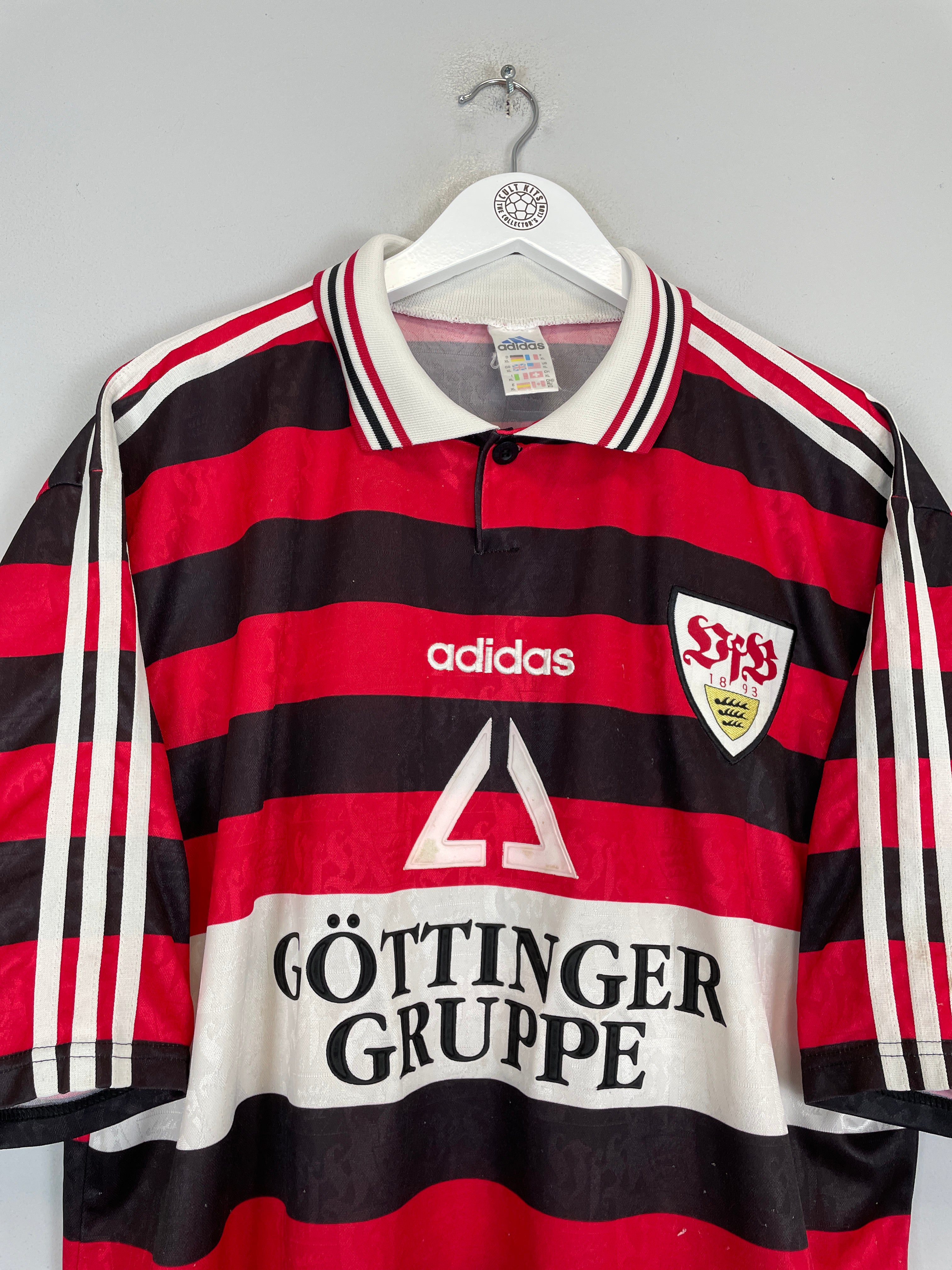 Shop 1997/98 STUTTGART BALAKOV #10 HOME SHIRT (XL) ADIDAS, classic football shirts, vintage football shirts & retro soccer jerseys at Cult Kits