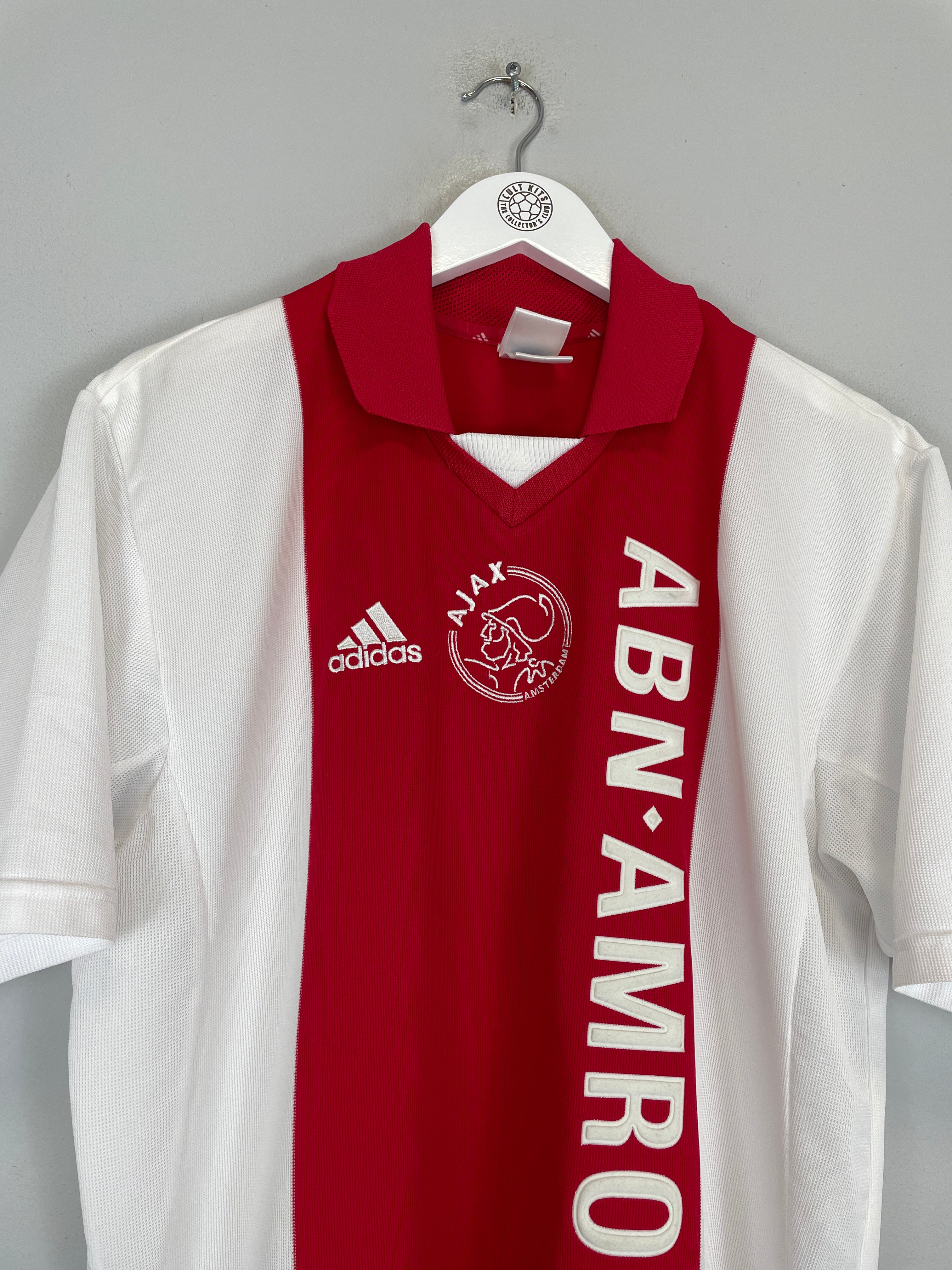 Shop 2001/02 AJAX ZLATAN #9 HOME SHIRT (L) ADIDAS, classic football shirts, vintage football shirts & retro soccer jerseys at Cult Kits
