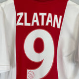 Shop 2001/02 AJAX ZLATAN #9 HOME SHIRT (L) ADIDAS, classic football shirts, vintage football shirts & retro soccer jerseys at Cult Kits