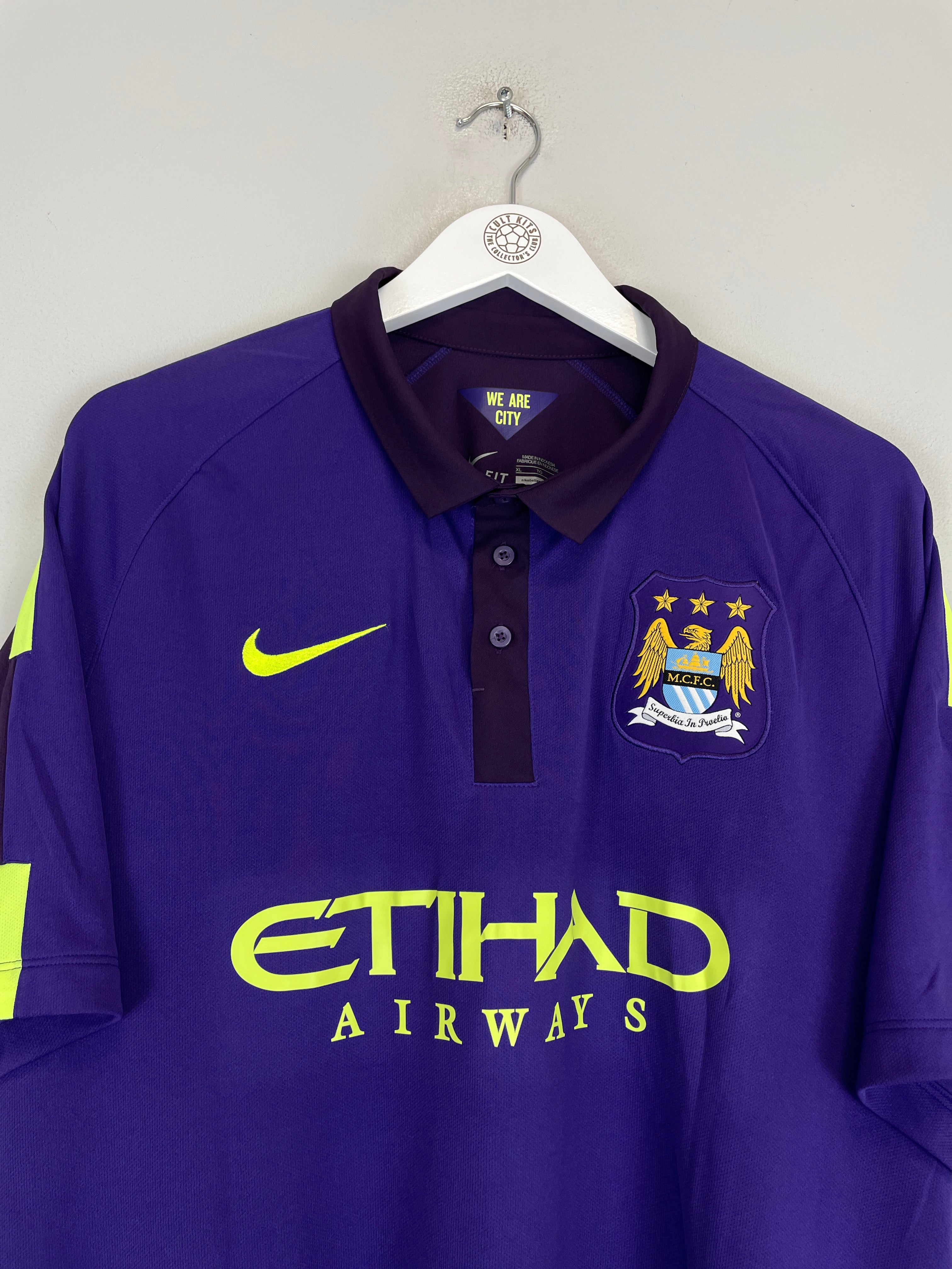 Shop 2014/15 MANCHESTER CITY TOURE YAYA #42 *BNWT* THIRD SHIRT (XL) NIKE, classic football shirts, vintage football shirts & retro soccer jerseys at Cult Kits