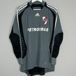 Shop 2007/09 RIVER PLATE VEGA #12 *PLAYER ISSUE* GK SHIRT (M) ADIDAS, classic football shirts, vintage football shirts & retro soccer jerseys at Cult Kits
