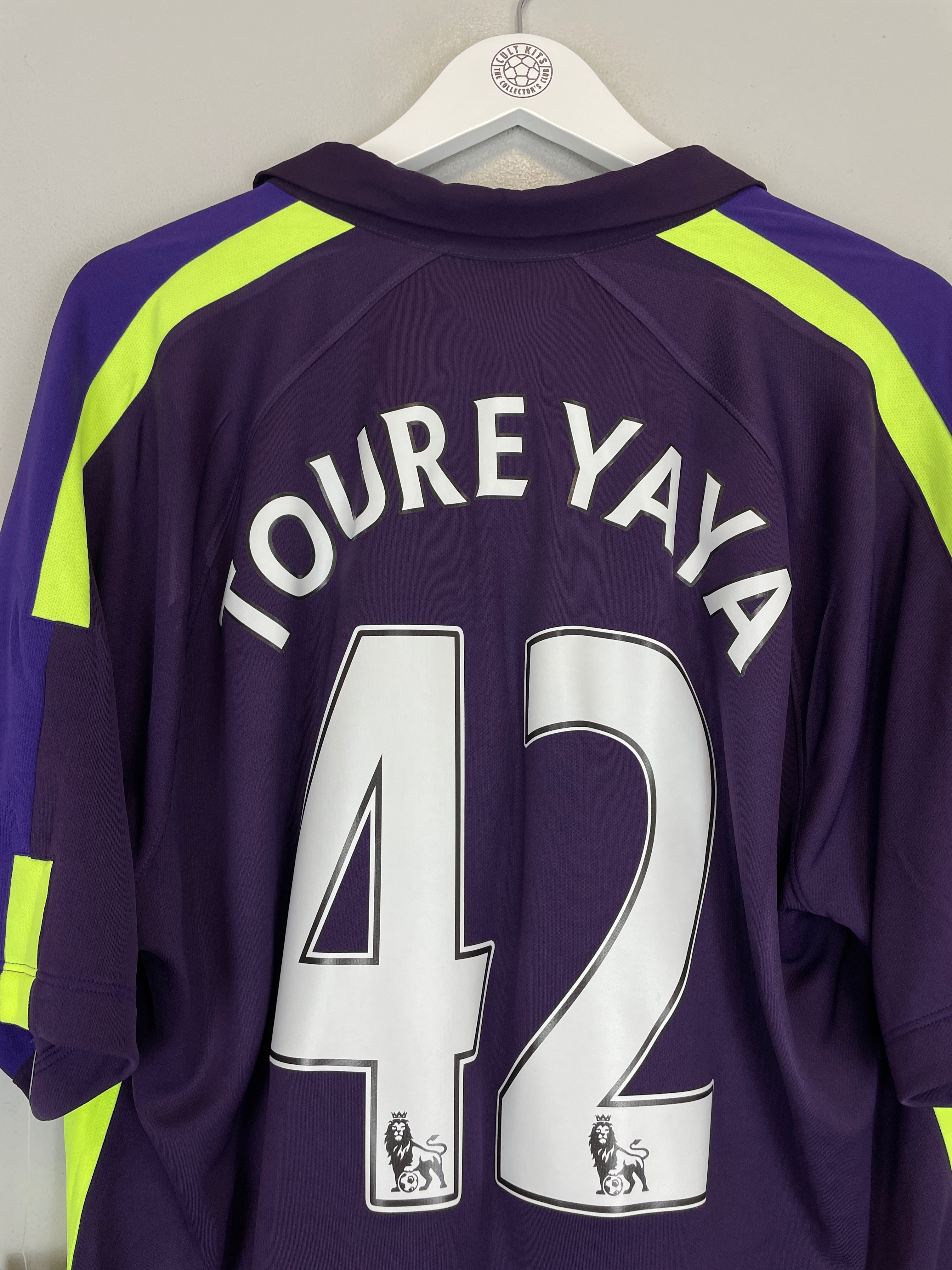 Shop 2014/15 MANCHESTER CITY TOURE YAYA #42 *BNWT* THIRD SHIRT (XL) NIKE, classic football shirts, vintage football shirts & retro soccer jerseys at Cult Kits