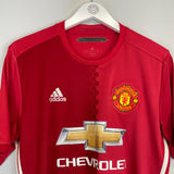 Shop 2016/17 MANCHESTER UNITED IBRAHIMOVIC #9 HOME SHIRT (M) ADIDAS, classic football shirts, vintage football shirts & retro soccer jerseys at Cult Kits