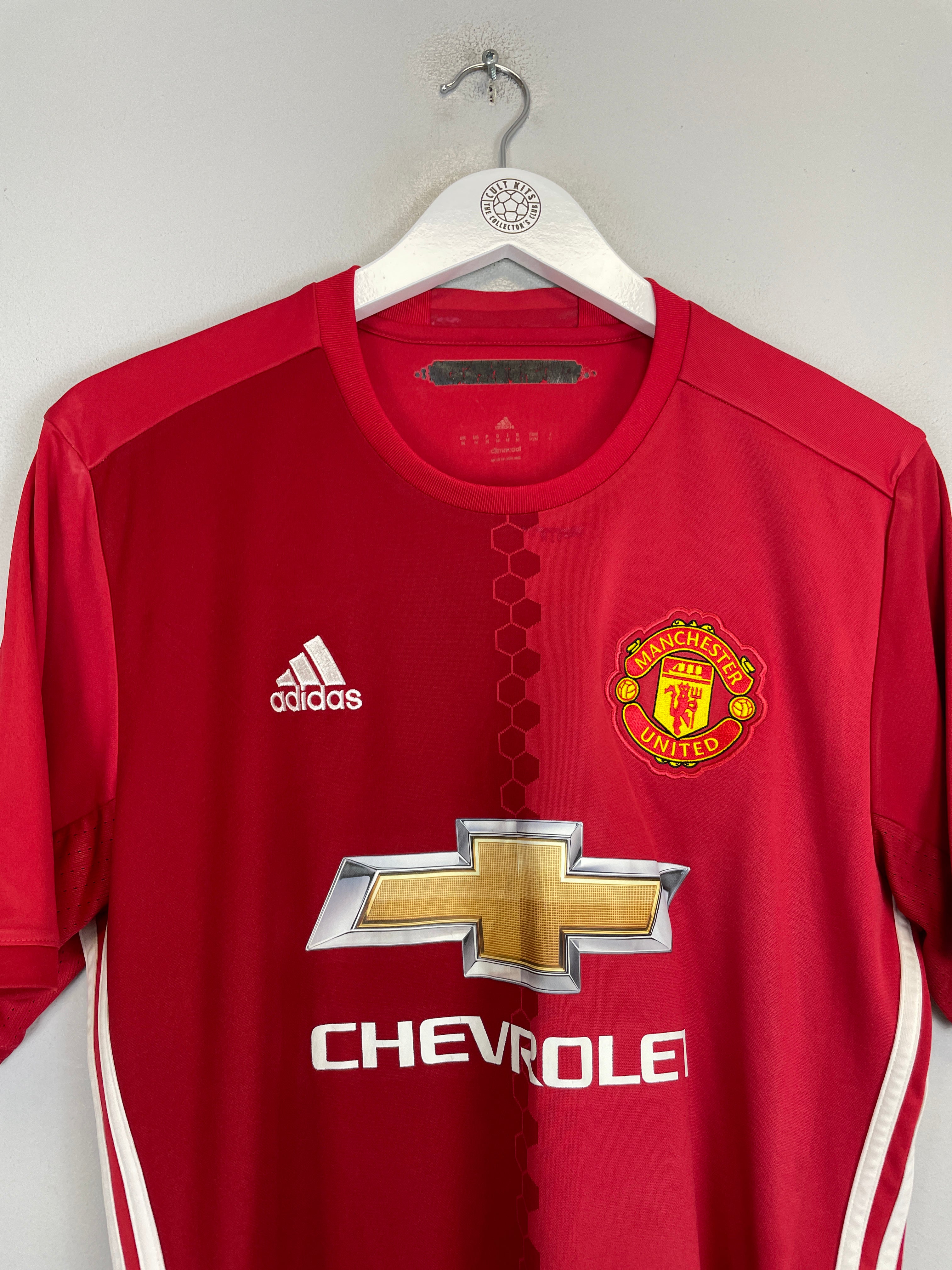 Shop 2016/17 MANCHESTER UNITED IBRAHIMOVIC #9 HOME SHIRT (M) ADIDAS, classic football shirts, vintage football shirts & retro soccer jerseys at Cult Kits