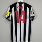 Shop 2023/24 Newcastle United Isak #14 C/L *BNWOT* Home Shirt (Multiple Sizes) Castore, classic football shirts, vintage football shirts & retro soccer jerseys at Cult Kits