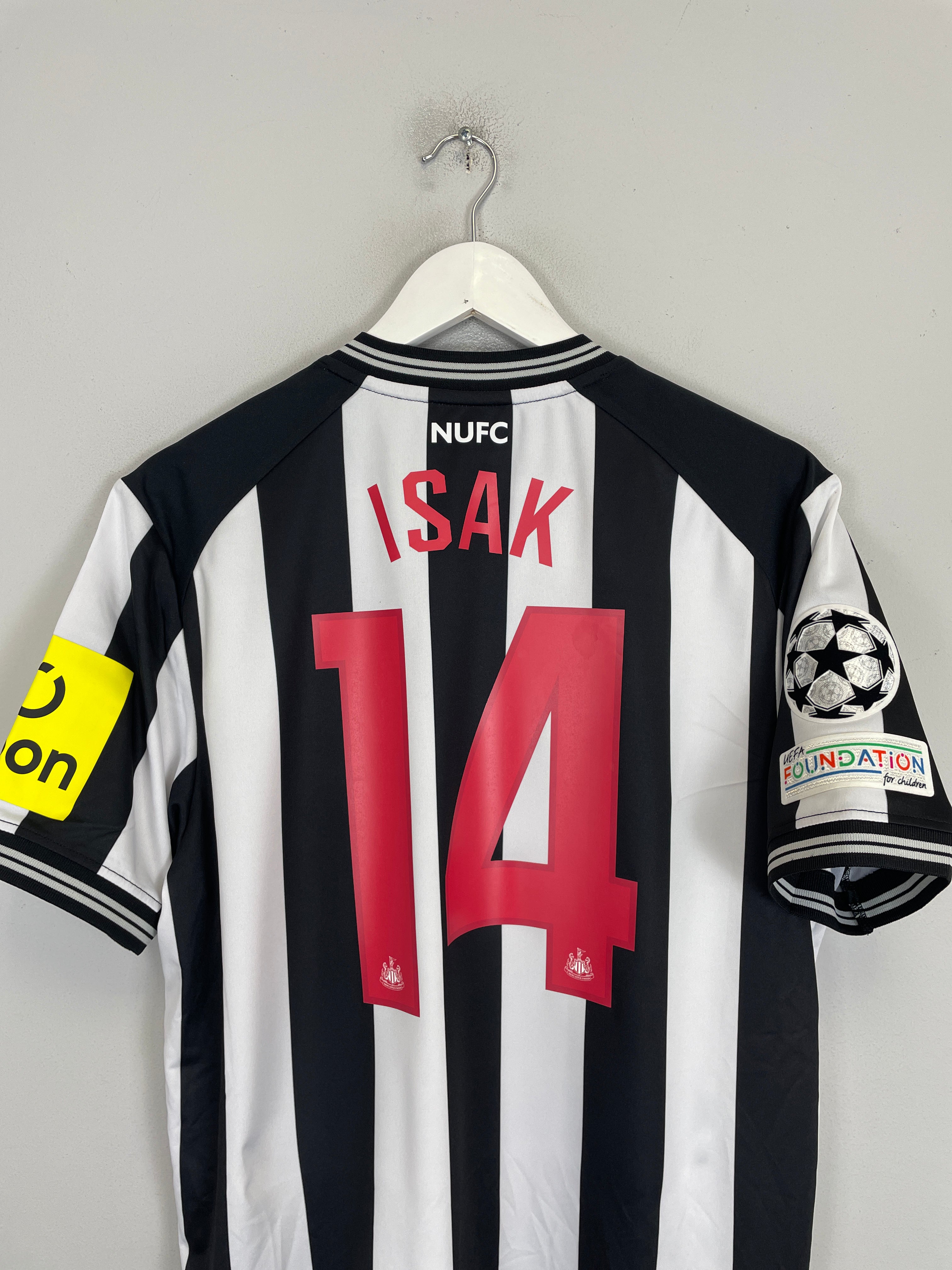 Shop 2023/24 Newcastle United Isak #14 C/L *BNWOT* Home Shirt (Multiple Sizes) Castore, classic football shirts, vintage football shirts & retro soccer jerseys at Cult Kits