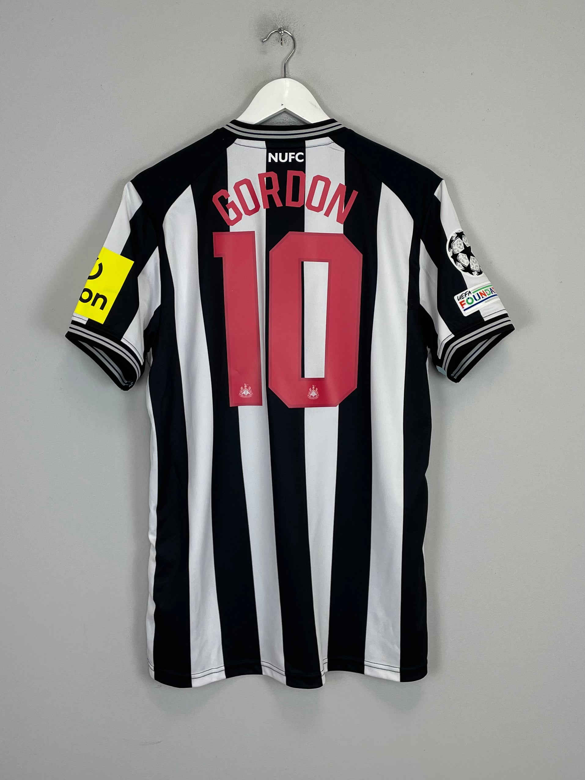 Shop 2023/24 Newcastle United Gordon #10 C/L *BNWOT* Home Shirt (Multiple Sizes) Castore, classic football shirts, vintage football shirts & retro soccer jerseys at Cult Kits