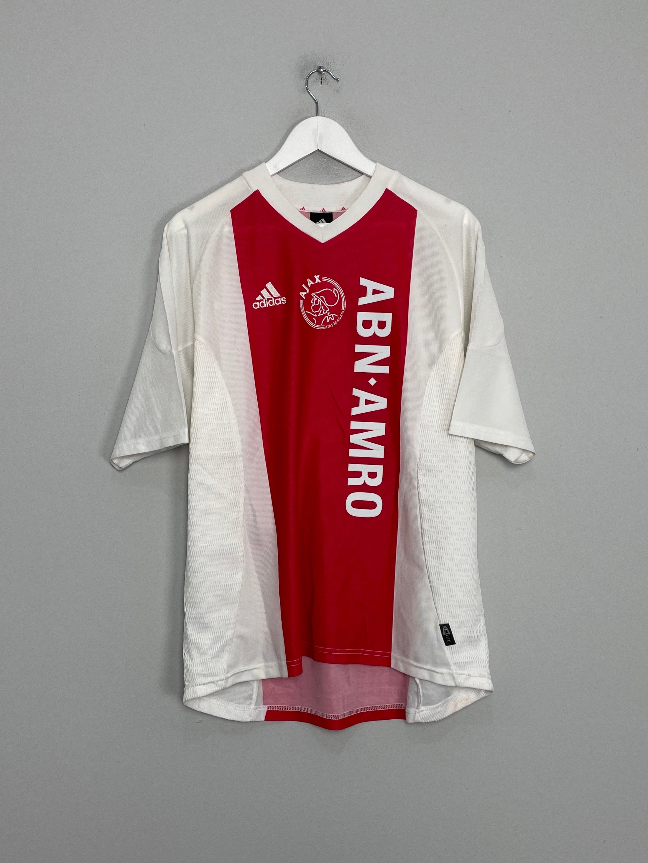 Shop 2002/04 AJAX IBRAHIMOVIC #9 HOME SHIRT (L) ADIDAS, classic football shirts, vintage football shirts & retro soccer jerseys at Cult Kits