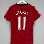 Shop 2012/13 MANCHESTER UNITED GIGGS #11 HOME SHIRT (XL.WOMENS) NIKE, classic football shirts, vintage football shirts & retro soccer jerseys at Cult Kits
