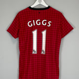 Shop 2012/13 MANCHESTER UNITED GIGGS #11 HOME SHIRT (XL.WOMENS) NIKE, classic football shirts, vintage football shirts & retro soccer jerseys at Cult Kits