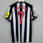 Shop 2023/24 Newcastle United Joelinton #7 C/L *BNWOT* Home Shirt (Multiple Sizes) Castore, classic football shirts, vintage football shirts & retro soccer jerseys at Cult Kits