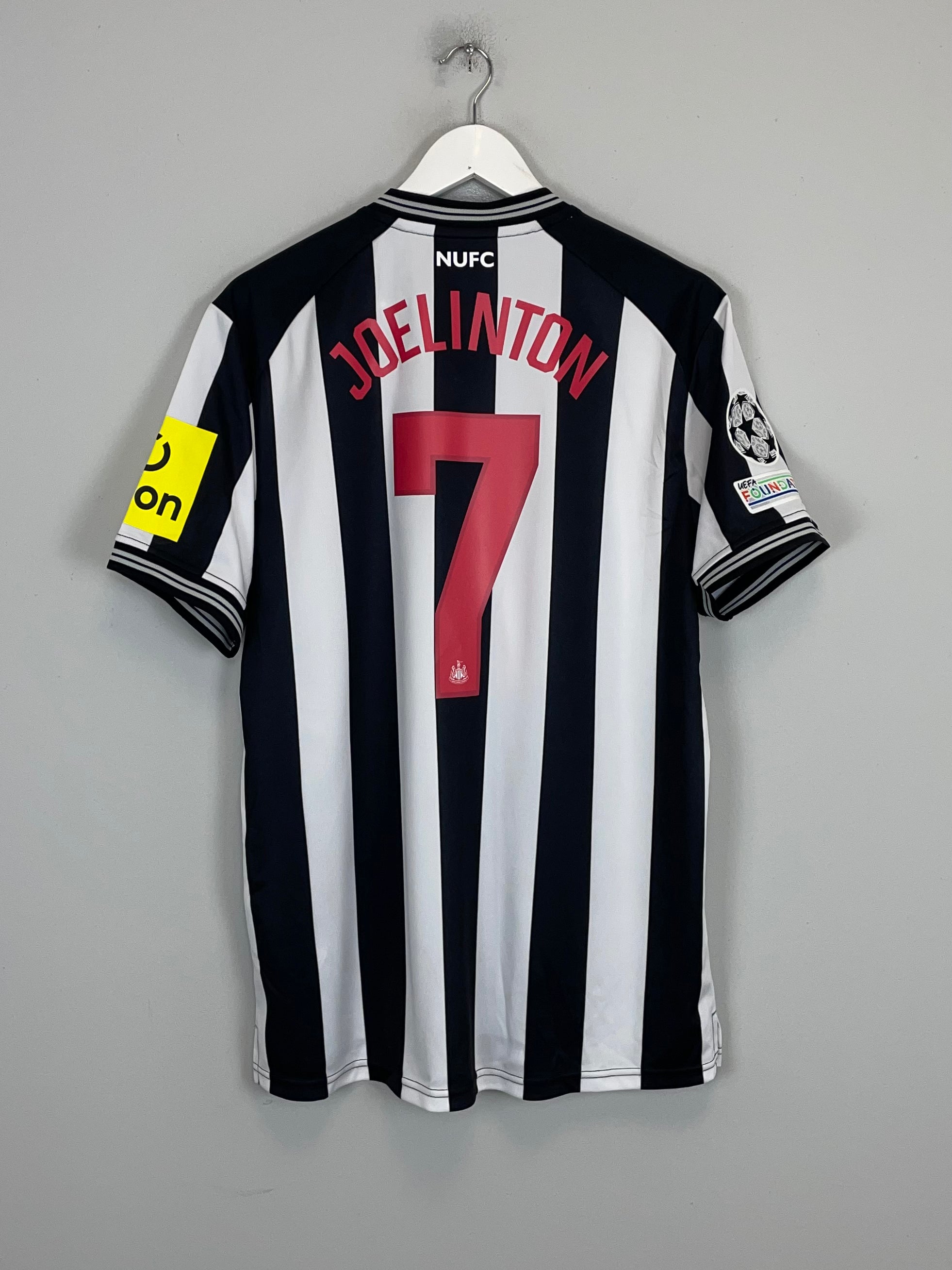 Shop 2023/24 Newcastle United Joelinton #7 C/L *BNWOT* Home Shirt (Multiple Sizes) Castore, classic football shirts, vintage football shirts & retro soccer jerseys at Cult Kits